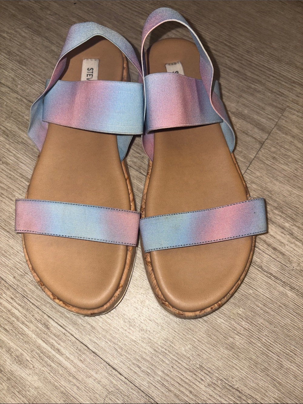 Steve Madden Pastel Ombre Strap Sandals